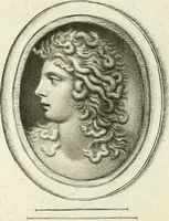 An illustration from A select collection of drawings from curious antique gems : most of them in the possession of the nobility and gentry of this kingdom : etched after the manner of Rembrandt (1768)