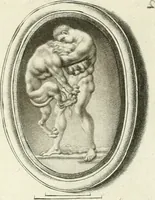 An illustration from A select collection of drawings from curious antique gems : most of them in the possession of the nobility and gentry of this kingdom : etched after the manner of Rembrandt (1768)