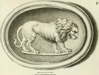An illustration from A select collection of drawings from curious antique gems : most of them in the possession of the nobility and gentry of this kingdom : etched after the manner of Rembrandt (1768)