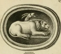An illustration from A select collection of drawings from curious antique gems : most of them in the possession of the nobility and gentry of this kingdom : etched after the manner of Rembrandt (1768)