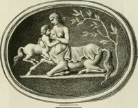 Picture 2 of 59 from A select collection of drawings from curious antique gems : most of them in the possession of the nobility and gentry of this kingdom : etched after the manner of Rembrandt (1768), leaf 14