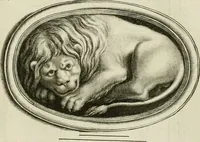 An illustration from A select collection of drawings from curious antique gems : most of them in the possession of the nobility and gentry of this kingdom : etched after the manner of Rembrandt (1768)