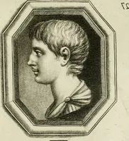 An illustration from A select collection of drawings from curious antique gems : most of them in the possession of the nobility and gentry of this kingdom : etched after the manner of Rembrandt (1768)