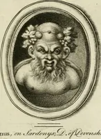 An illustration from A select collection of drawings from curious antique gems : most of them in the possession of the nobility and gentry of this kingdom : etched after the manner of Rembrandt (1768)