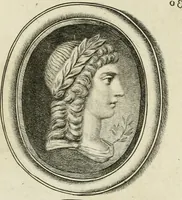 An illustration from A select collection of drawings from curious antique gems : most of them in the possession of the nobility and gentry of this kingdom : etched after the manner of Rembrandt (1768)