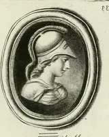 An illustration from A select collection of drawings from curious antique gems : most of them in the possession of the nobility and gentry of this kingdom : etched after the manner of Rembrandt (1768)