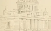 Picture 30 of 105 from Select designs for public buildings; consisting of plans, elevations, perspective views, sections, and details, of churches, chapels, schools, alms-houses, gas-works, markets, and other buildings erected for public purposes (1842), leaf 104