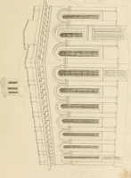 An illustration from Select designs for public buildings; consisting of plans, elevations, perspective views, sections, and details, of churches, chapels, schools, alms-houses, gas-works, markets, and other buildings erected for public purposes (1842)