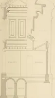 An illustration from Select designs for public buildings; consisting of plans, elevations, perspective views, sections, and details, of churches, chapels, schools, alms-houses, gas-works, markets, and other buildings erected for public purposes (1842)