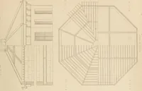 An illustration from Select designs for public buildings; consisting of plans, elevations, perspective views, sections, and details, of churches, chapels, schools, alms-houses, gas-works, markets, and other buildings erected for public purposes (1842)