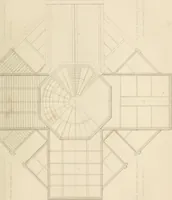 An illustration from Select designs for public buildings; consisting of plans, elevations, perspective views, sections, and details, of churches, chapels, schools, alms-houses, gas-works, markets, and other buildings erected for public purposes (1842)