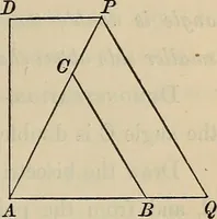 An illustration from Selected propositions in geometrical constructions and applications of algebra to geometry. Being a key to the appendix of Davies' Legendre (1875)