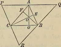 An illustration from Selected propositions in geometrical constructions and applications of algebra to geometry. Being a key to the appendix of Davies' Legendre (1875)