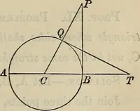 An illustration from Selected propositions in geometrical constructions and applications of algebra to geometry. Being a key to the appendix of Davies' Legendre (1875)