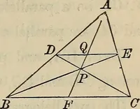An illustration from Selected propositions in geometrical constructions and applications of algebra to geometry. Being a key to the appendix of Davies' Legendre (1875)