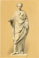 An illustration from Selection of vases, statues, busts, &c., from terra-cottas. / by J. M. Blashfield. (1857)