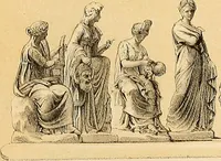 An illustration from Selection of vases, statues, busts, &c., from terra-cottas. / by J. M. Blashfield. (1857)