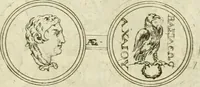 An illustration from Seleucidarum imperium, sive, Historia regum Syriae ad fidem numismatum accommodata (1681)