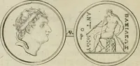 An illustration from Seleucidarum imperium, sive, Historia regum Syriae ad fidem numismatum accommodata (1681)