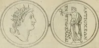 An illustration from Seleucidarum imperium, sive, Historia regum Syriae ad fidem numismatum accommodata (1681)