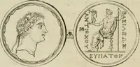 An illustration from Seleucidarum imperium, sive, Historia regum Syriae ad fidem numismatum accommodata (1681)
