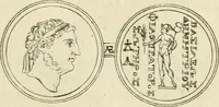 An illustration from Seleucidarum imperium, sive, Historia regum Syriae ad fidem numismatum accommodata (1681)