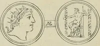 An illustration from Seleucidarum imperium, sive, Historia regum Syriae ad fidem numismatum accommodata (1681)