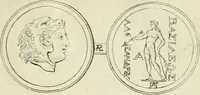An illustration from Seleucidarum imperium, sive, Historia regum Syriae ad fidem numismatum accommodata (1681)