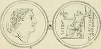 An illustration from Seleucidarum imperium, sive, Historia regum Syriae ad fidem numismatum accommodata (1681)