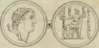 An illustration from Seleucidarum imperium, sive, Historia regum Syriae ad fidem numismatum accommodata (1681)