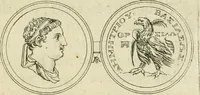 An illustration from Seleucidarum imperium, sive, Historia regum Syriae ad fidem numismatum accommodata (1681)