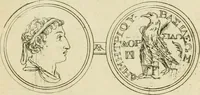 An illustration from Seleucidarum imperium, sive, Historia regum Syriae ad fidem numismatum accommodata (1681)