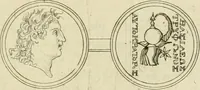 An illustration from Seleucidarum imperium, sive, Historia regum Syriae ad fidem numismatum accommodata (1681)