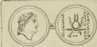 An illustration from Seleucidarum imperium, sive, Historia regum Syriae ad fidem numismatum accommodata (1681)