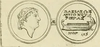 An illustration from Seleucidarum imperium, sive, Historia regum Syriae ad fidem numismatum accommodata (1681)