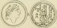 An illustration from Seleucidarum imperium, sive, Historia regum Syriae ad fidem numismatum accommodata (1681)
