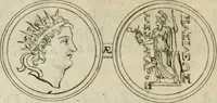 An illustration from Seleucidarum imperium, sive, Historia regum Syriae ad fidem numismatum accommodata (1681)