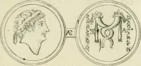 An illustration from Seleucidarum imperium, sive, Historia regum Syriae ad fidem numismatum accommodata (1681)