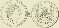 An illustration from Seleucidarum imperium, sive, Historia regum Syriae ad fidem numismatum accommodata (1681)