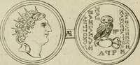 An illustration from Seleucidarum imperium, sive, Historia regum Syriae ad fidem numismatum accommodata (1681)