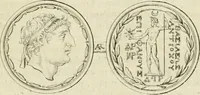 An illustration from Seleucidarum imperium, sive, Historia regum Syriae ad fidem numismatum accommodata (1681)