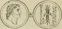 An illustration from Seleucidarum imperium, sive, Historia regum Syriae ad fidem numismatum accommodata (1681)