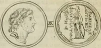 An illustration from Seleucidarum imperium, sive, Historia regum Syriae ad fidem numismatum accommodata (1681)