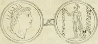 An illustration from Seleucidarum imperium, sive, Historia regum Syriae ad fidem numismatum accommodata (1681)