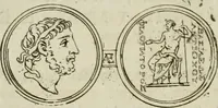 An illustration from Seleucidarum imperium, sive, Historia regum Syriae ad fidem numismatum accommodata (1681)