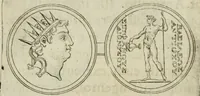 An illustration from Seleucidarum imperium, sive, Historia regum Syriae ad fidem numismatum accommodata (1681)