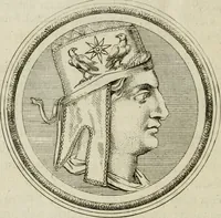 An illustration from Seleucidarum imperium, sive, Historia regum Syriae ad fidem numismatum accommodata (1681)