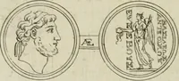 An illustration from Seleucidarum imperium, sive, Historia regum Syriae ad fidem numismatum accommodata (1681)