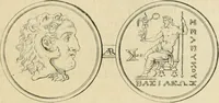 An illustration from Seleucidarum imperium, sive, Historia regum Syriae ad fidem numismatum accommodata (1681)