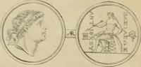 An illustration from Seleucidarum imperium, sive, Historia regum Syriae ad fidem numismatum accommodata (1681)